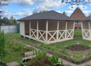 ПРЯМОУГОЛЬНЫЕ БЕСЕДКИ